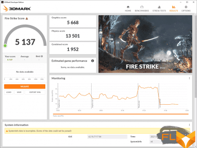  3DMark Fire Strike (Balanced) 