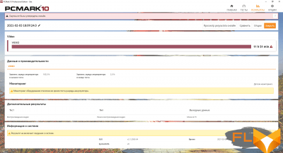  PCMark’10 «Video» (11 ч 51 мин) 
