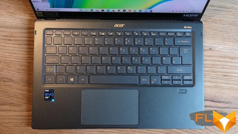 Acer Swift 5 keyboard